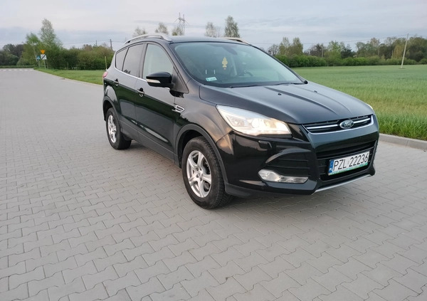 Ford Kuga cena 46999 przebieg: 154852, rok produkcji 2013 z Okonek małe 301